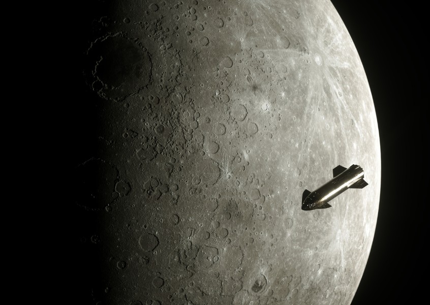 spaceship flying near the moon.jpg