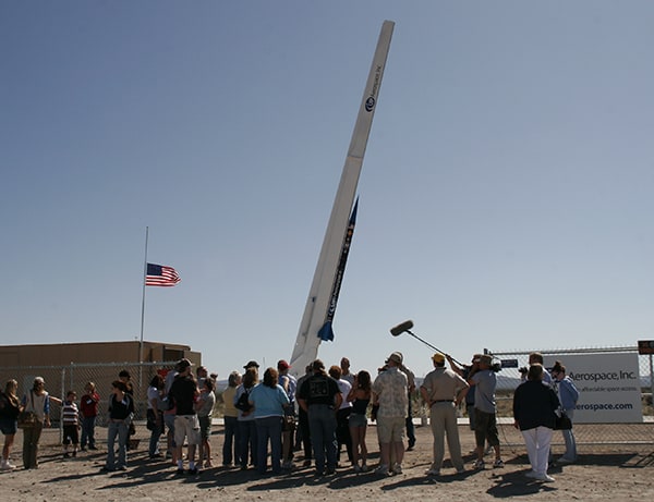 Launch pad tour at Spaceport America