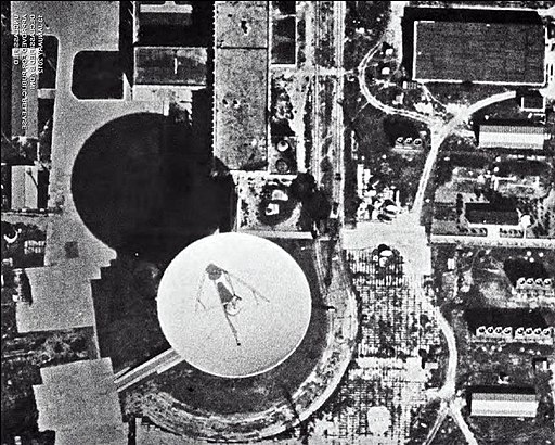 Satellite view of the Center for Deep Space Communications
