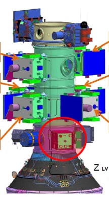 OTB-1 in the adapter, stacked