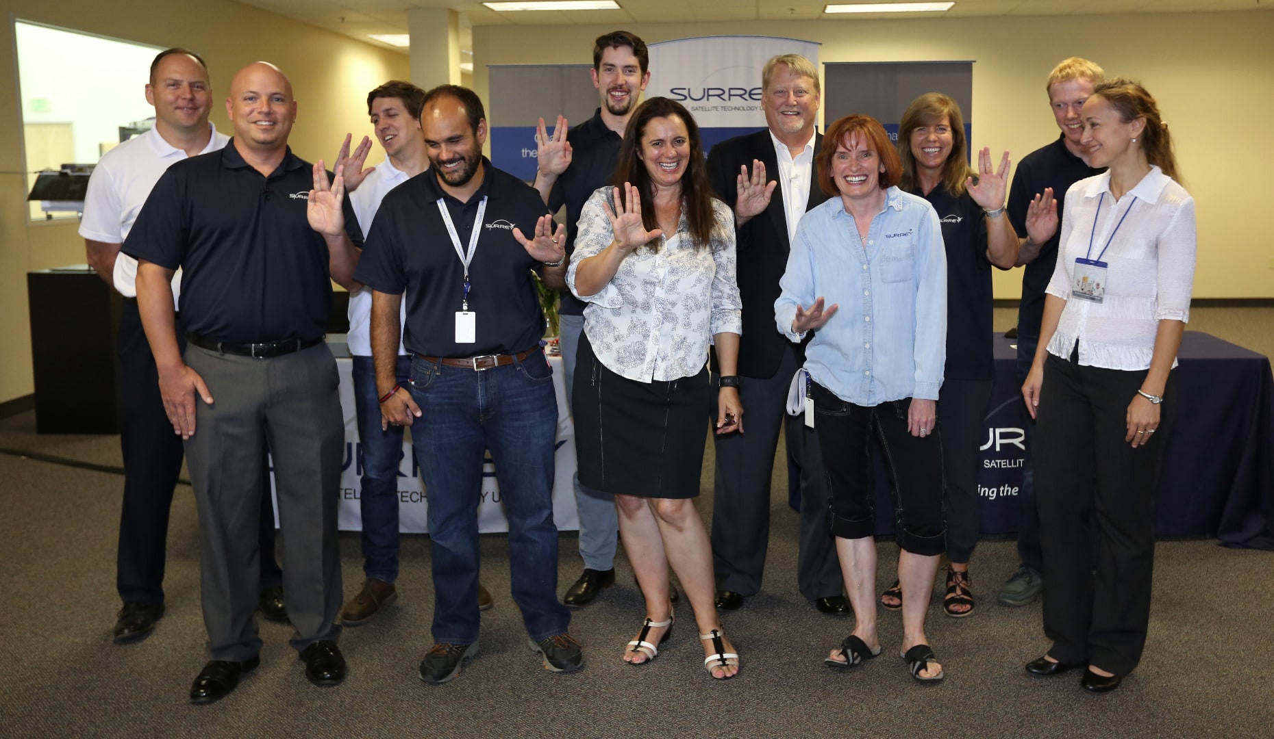 Celestis and Surrey staff