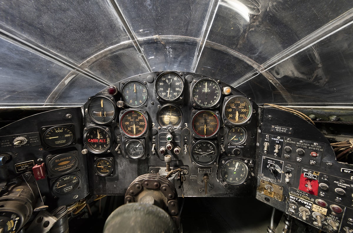 Bell X-1 cockpit