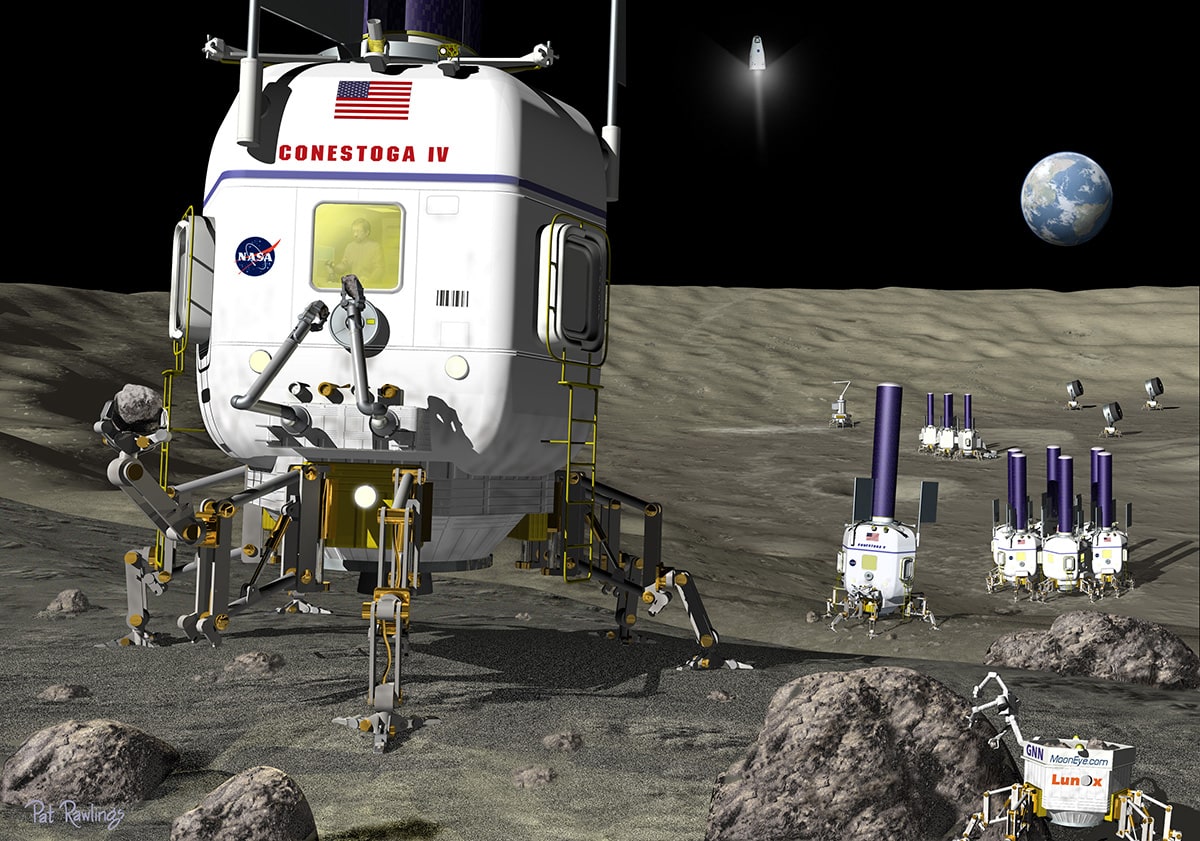 A lunar base