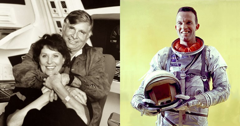 Gene and Majel Barrett-Roddenberry‎, Astronaut L. Gordon Cooper
