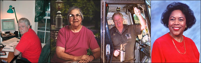 Warren Stearns, Ida Haag, William Peterson and Charlotte Staten