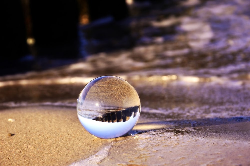 Glass orb keepsake