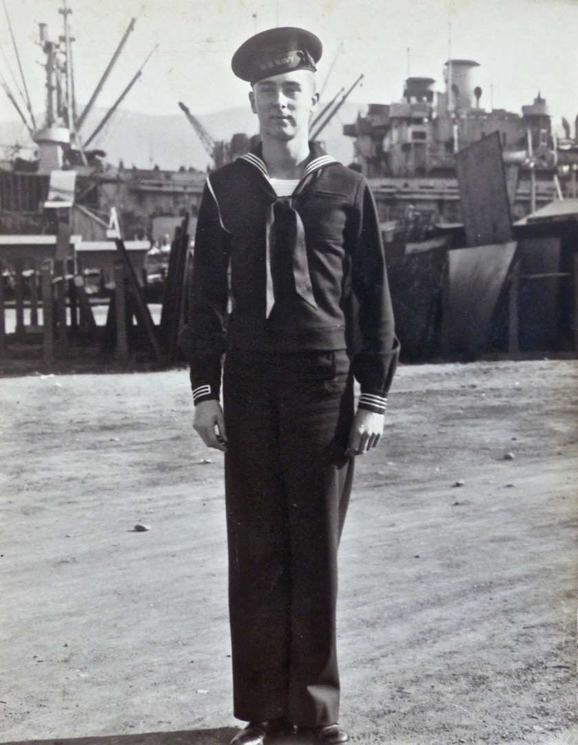 Gerard K. O'Neill as a young Navy sailor during the 1940s. Image Credit: The High Frontier Movie website