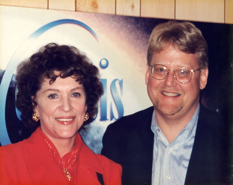 Majel Barrett-Roddenberry and Charles Chafer