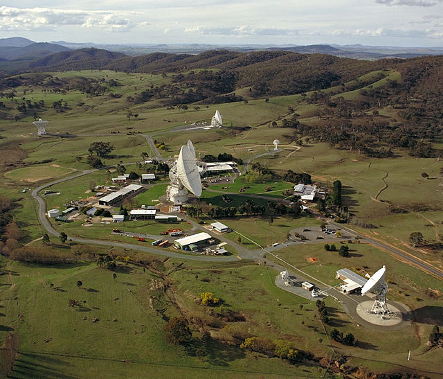 NASA deep space network complex outside