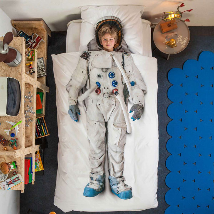 astronaut duvet cover from SNURK