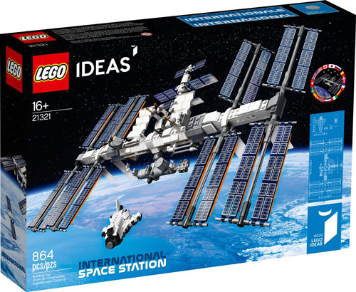 LEGO space station box