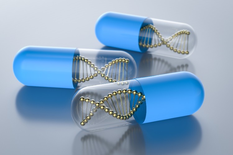 dna inside a capsule