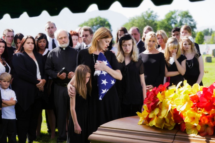 family mourning