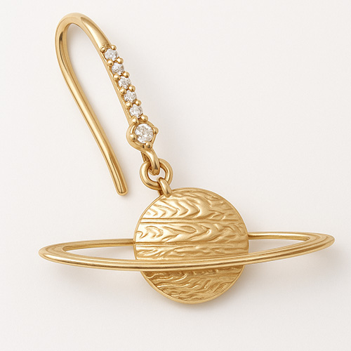 saturn earring